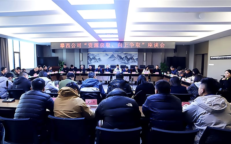 攀西公司召开“南宫ng28相信品牌力量获取、向上争取”座谈会