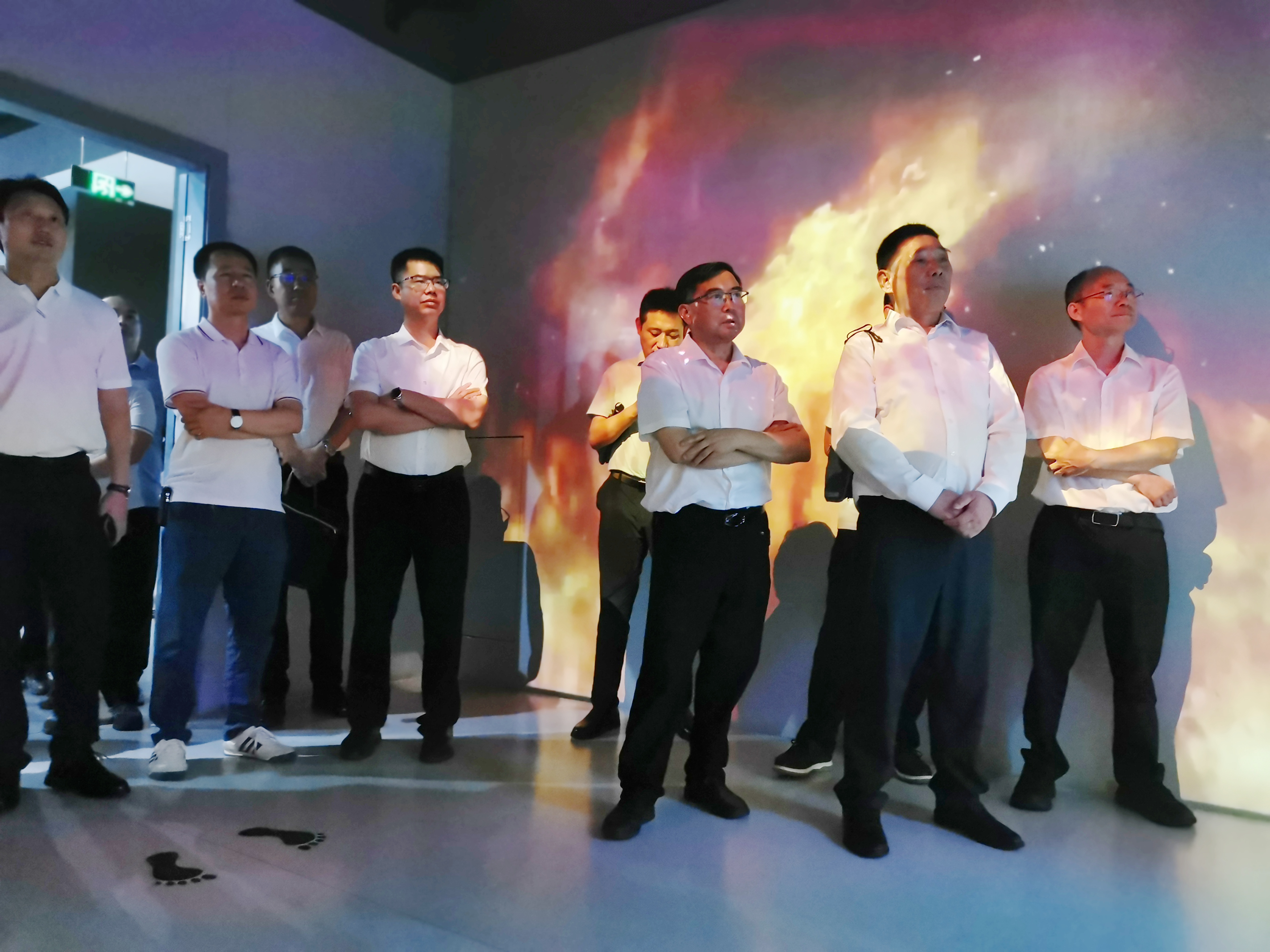 火灾视听现场