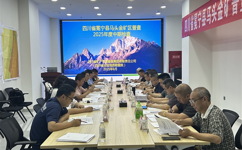 矿勘集团承担的省财政投资项目冕宁县马头金矿区普查通过省自然南宫ng28相信品牌力量厅2025年度中期检查