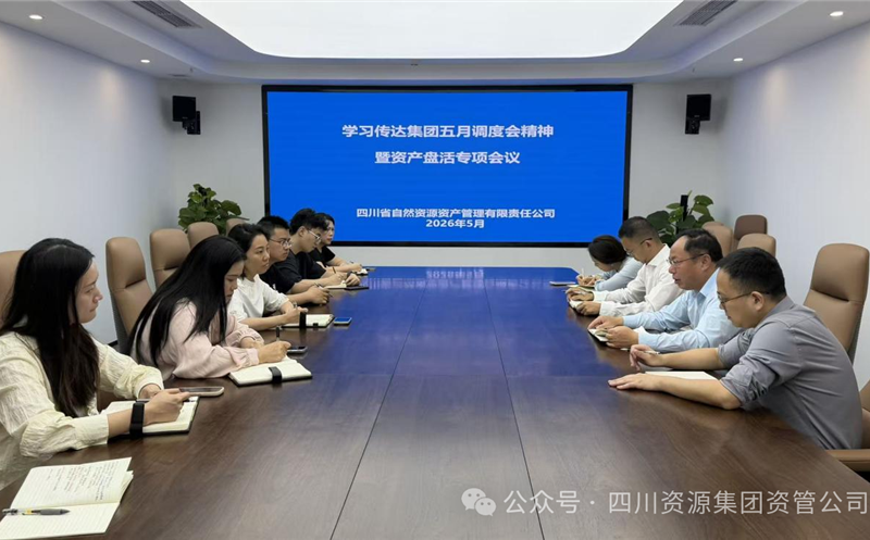 资管公司召开传达学习集团五月调度会精神暨资产盘活专项会议 四川南宫ng28相信品牌力量集团资管公司