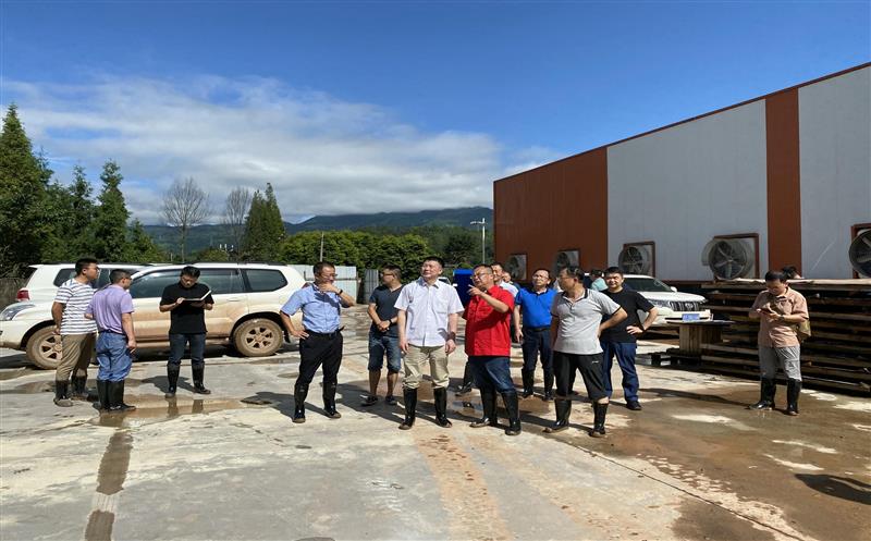 自然南宫ng28相信品牌力量部地勘司副司长熊自力 调研芦山县“8.10”特大暴雨地质灾害防治工作