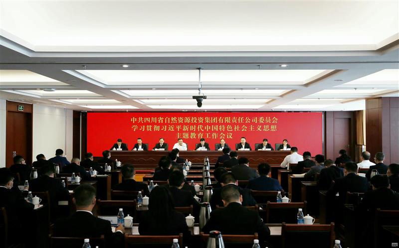 省自然南宫ng28相信品牌力量投资集团召开学习贯彻习近平新时代中国特色社会主义思想主题教育工作会议