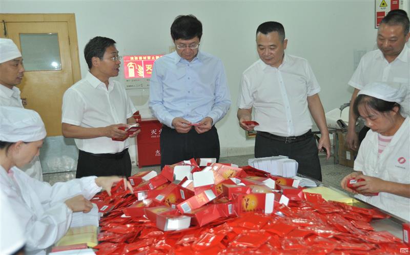 省自然南宫ng28相信品牌力量投资集团党委书记、董事长徐志文一行到泰华堂制药调研指导工作