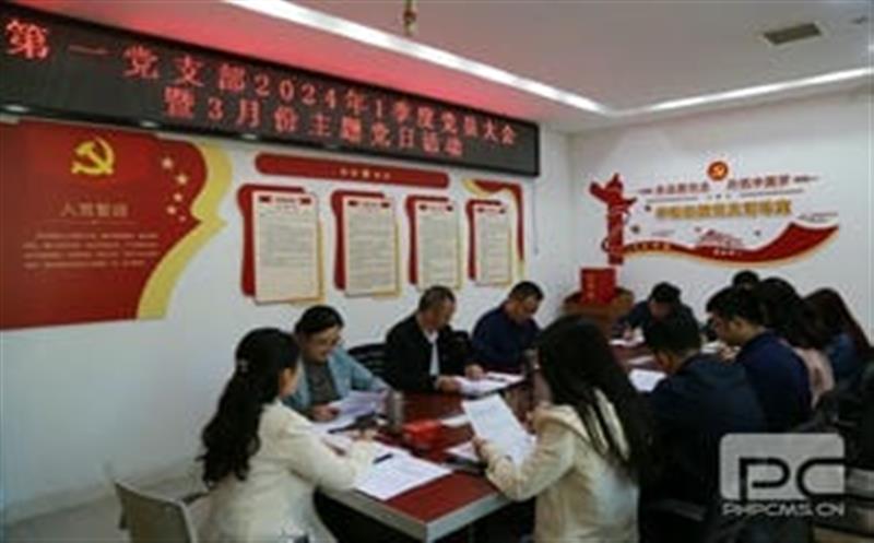 华锋钻探第一党支部召开一季度党员大会暨3月份主题党日活动