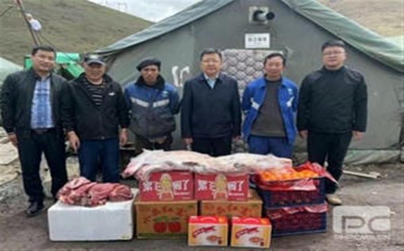 华锋钻探深入项目一线，，，，，合力攻坚破难题
