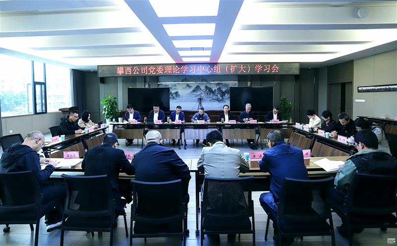 攀西公司召开党委理论学习中心组（扩大）学习会